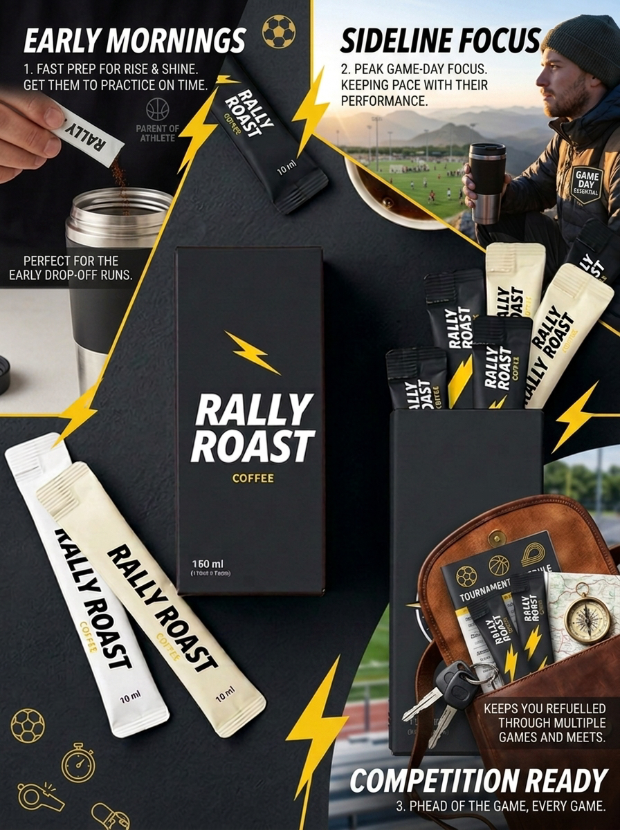 RallyRoast across early morning, sideline, and tournament moments
